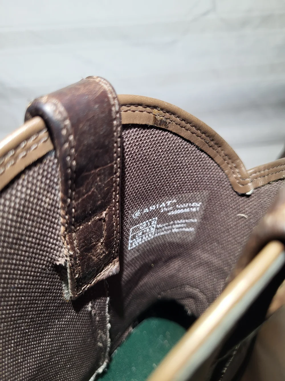 Ariat Boys Brown Leather Western Boots